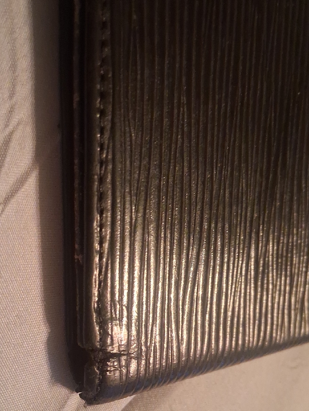 LV Louis Vuitton Black Epi Leather Long Wallet - Picture 8 of 8